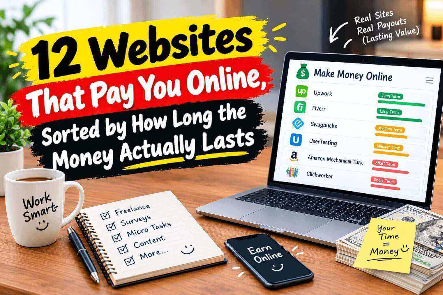 12 Websites That Pay You Online