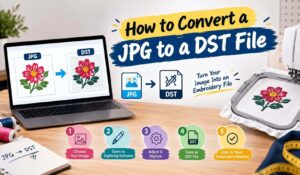 JPG to DST Embroidery Conversion Guide